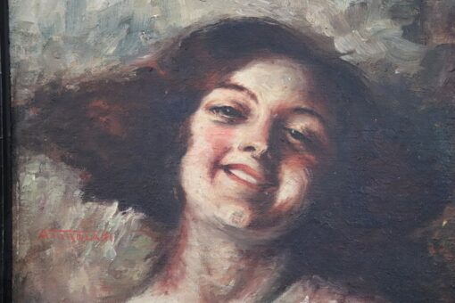 Oil Painting by A. Torriani - Face Detail - Styylish