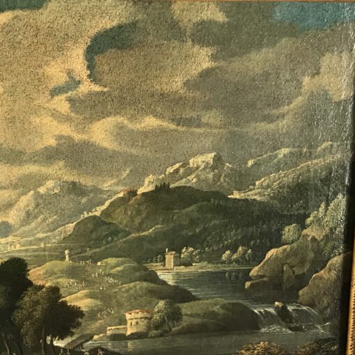 Old Master Landscape Painting - Mountain Details - Styylish
