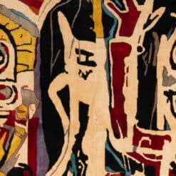 Jean-Michel Basquiat Inspired Tapestry - Detail - Styylish