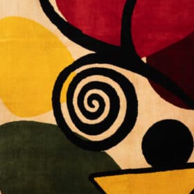 Alexander Calder Inspired Rug, Wool. Contemporary Work.