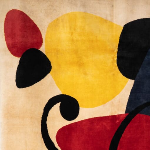 Alexander Calder Inspired Rug - Yellow Detail - Styylish