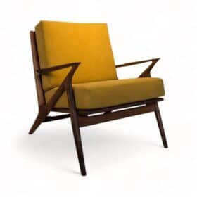 Z Chair, Inspired by Danish Mid Century Design, Hand Made