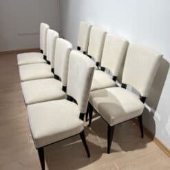 1930s French Art Deco Chairs- side view of eight- Styylish