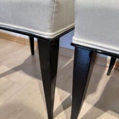 1930s French Art Deco Chairs- detail view of legs- Styylish
