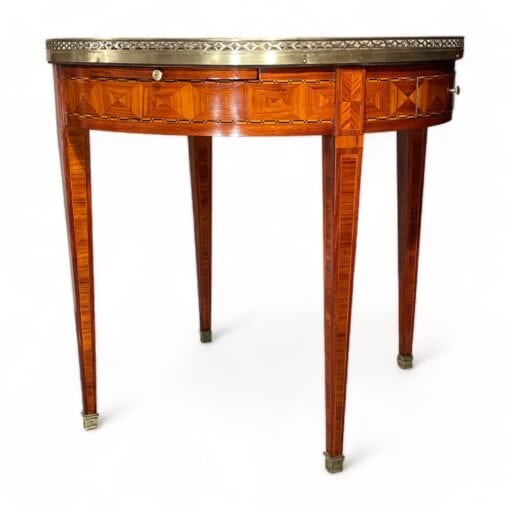 French Louis XVI Bouillotte Table- front view 2- Styylish