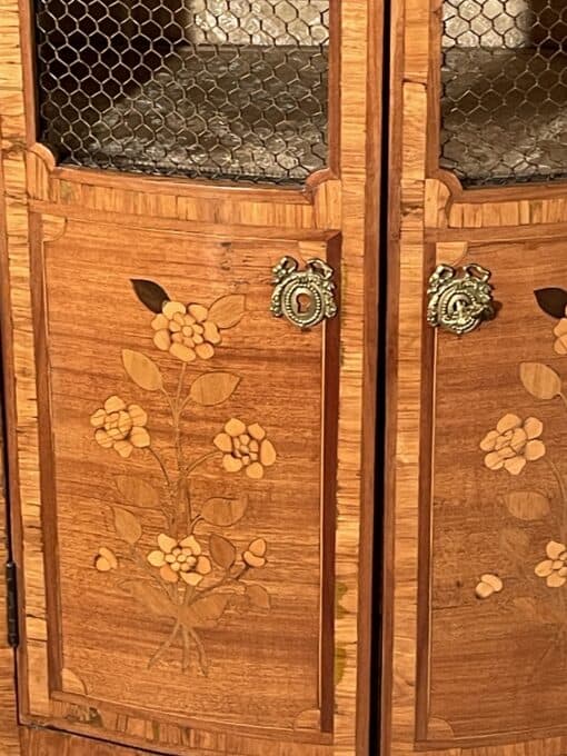Napoleon III Bookcase- marquetry on the doors- Styylish