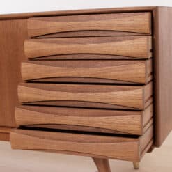 Sven Andersen Sideboard- view of the drawers right side open- Styylish