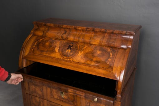 19th Century Biedermeier Secretary Desk - Desk Detail - Styylish