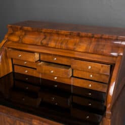 19th Century Biedermeier Secretary Desk - Drawers Open - Styylish