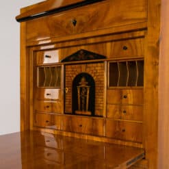 Cherry Biedermeier Secretary Desk - Exterior - Styylish