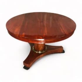 Extendable Biedermeier Mahogany Table, 1830