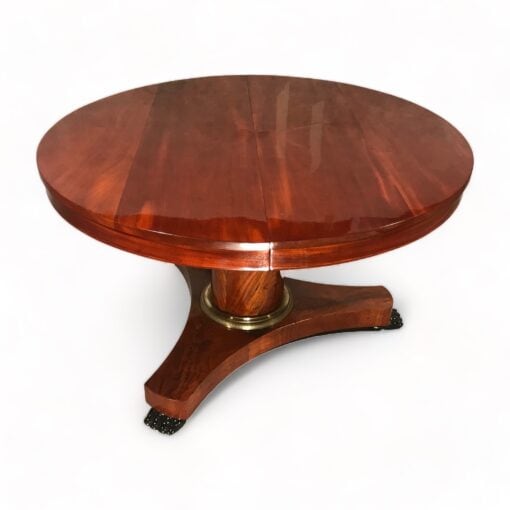 Extendable Biedermeier mahogany Table- view without extension boards- Styylish