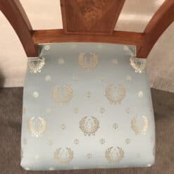 Set of Four Neoclassical Chairs- view of the fabric- Styylish