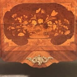 Louis XVI Style Chest of Drawers- marquetry detail front- Styylish