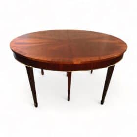 French Extendable Mahogany Table, Louis XVI Style 1820-30