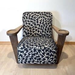 Art Deco Club Chair - Full View - Styylish
