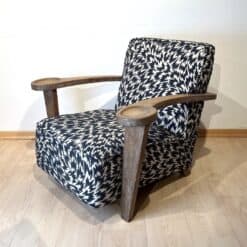 Art Deco Club Chair - Wood Frame - Styylish