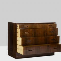 Rosewood Chest of Drawers - Drawers Open - Styylish