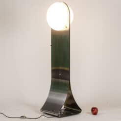 Metal and Opaline Floor Lamp - Staged - Styylish