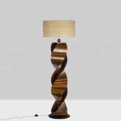 Sculptural Wooden Lamp - Front - Styylish