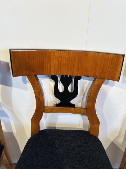 Set of Four Biedermeier Chairs -Backrest - Styylish