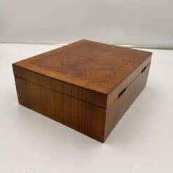 Cherry Wood Biedermeier Box - Side Edge Detail - Styylish