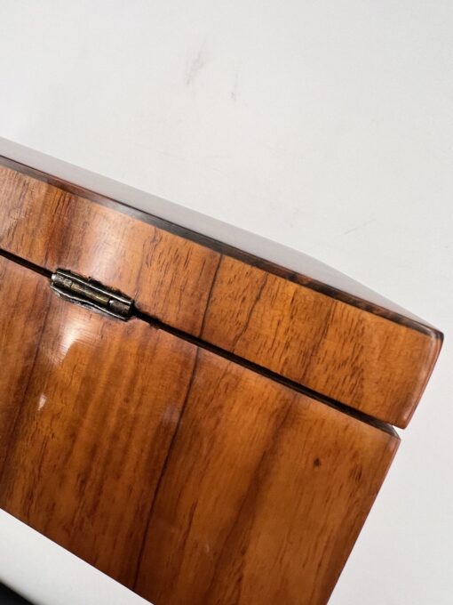 Walnut Biedermeier Box - Wood Detail - Styylish