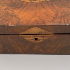 Biedermeier Jewelry Box with Ink - Keyhole Inlay Detail - Styylish
