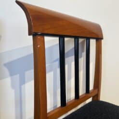Set of Six Biedermeier Chairs - Wood Frame with Colored Wood - Styylish