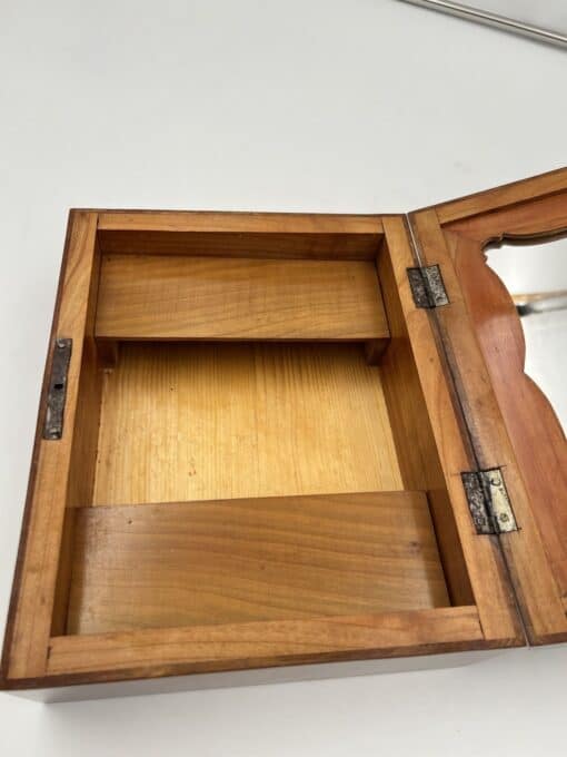 Cherry Wood Biedermeier Box - Inside Detail - Styylish