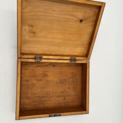 Walnut Biedermeier Box - Interior Wood Detail - Styylish