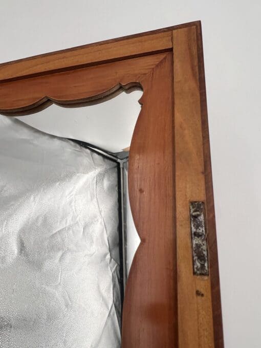 Cherry Wood Biedermeier Box - Mirror Frame Detail - Styylish