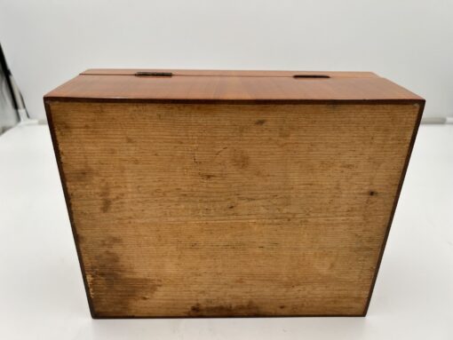 Cherry Wood Biedermeier Box - Bottom Detail - Styylish