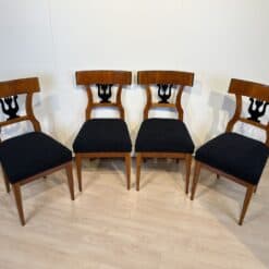 Set of Four Biedermeier Chairs - Front Profiles - Styylish