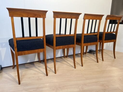 Set of Six Biedermeier Chairs - Back Profile - Styylish