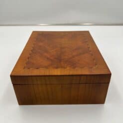 Cherry Wood Biedermeier Box - Side - Styylish