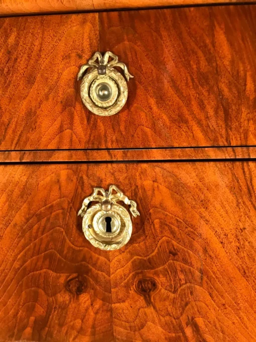 19th century Biedermeier desk - detail of the drawers- Styylish