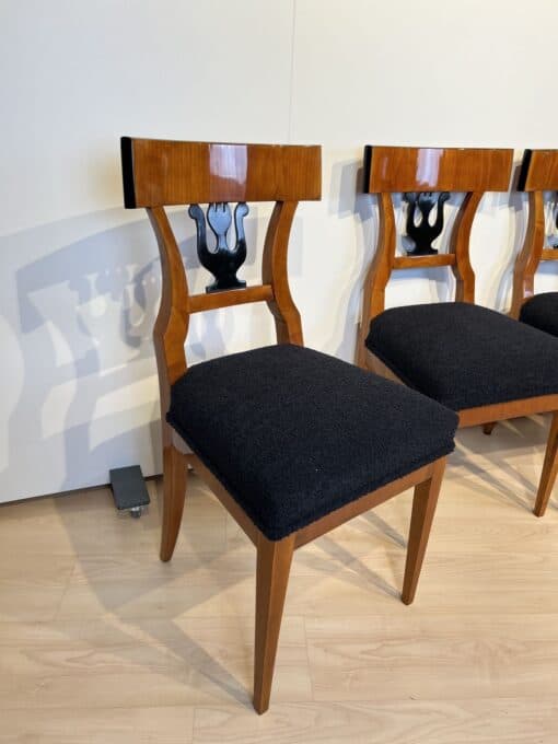 Set of Four Biedermeier Chairs - Side Profile - Styylish