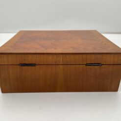 Cherry Wood Biedermeier Box - Back - Styylish