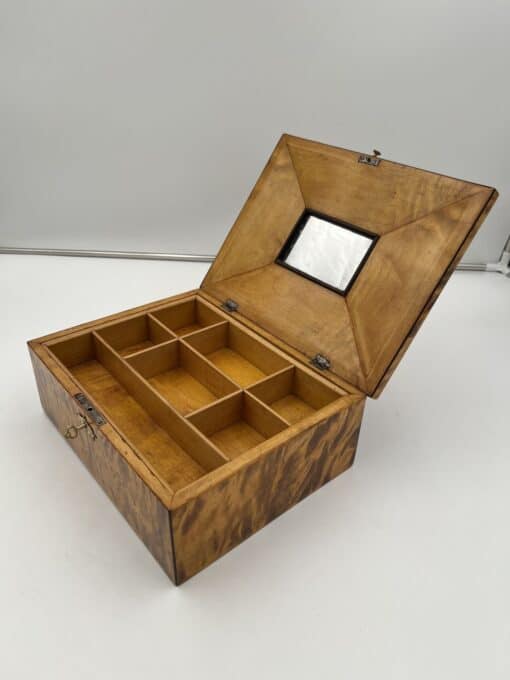 Biedermeier Jewelry Box - Interior Compartments - Styylish
