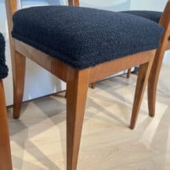 Set of Four Biedermeier Chairs - Upholstery Edge Detail - Styylish