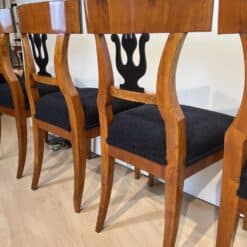 Set of Four Biedermeier Chairs - Backrest Detail - Styylish