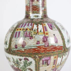 Canton Porcelain Vases, Circa 1950