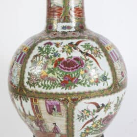 Canton Porcelain Vases, Circa 1950