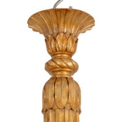 Louis XVI Style Chandelier - Gilded Wood Top - Styylish