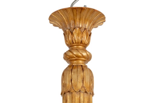 Louis XVI Style Chandelier - Gilded Wood Top - Styylish