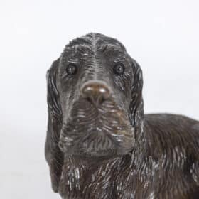 Carved Basswood Dog, Black Forest style, Circa 1900