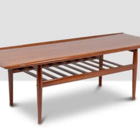 “GJ106” Teak Coffee Table, Grete Jalk for Glostrup, 1960s.