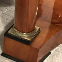 Biedermeier Demilune Table - Gold on Column Details - Styylish