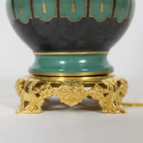 French Porcelain Lamps, Circa 1880